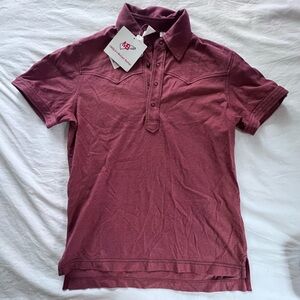 Uniqlo x Michael Bastian Small Heather Red Polo Western NWT